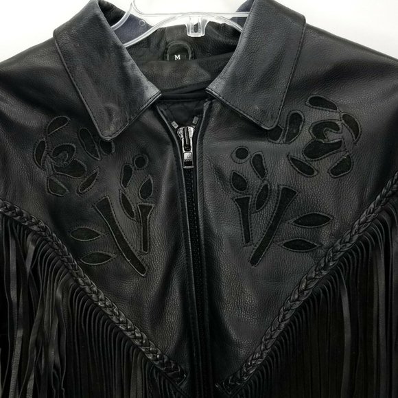 Hudson Leather Corset Motorcycle Jacket Medium - Picture 3 of 12
